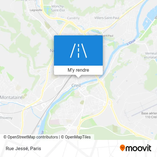 Rue Jessé plan