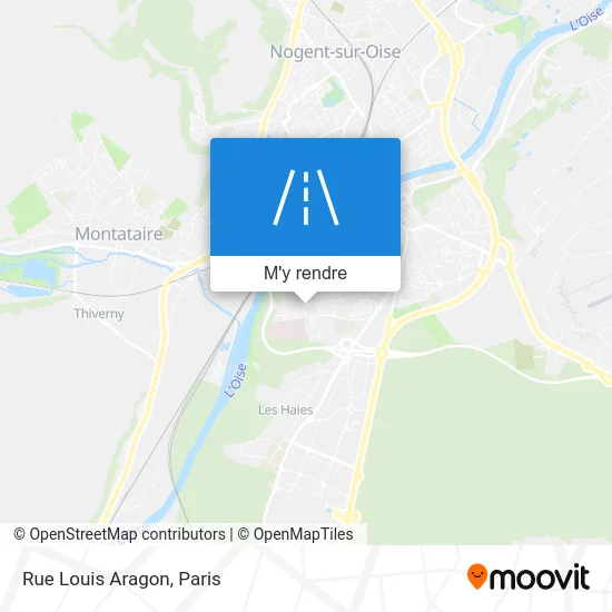 Rue Louis Aragon plan