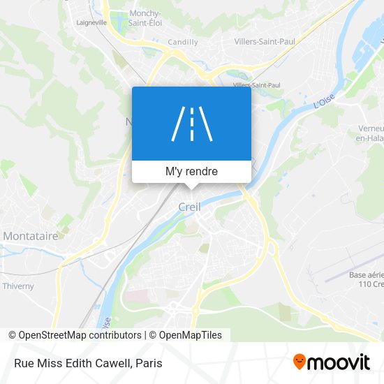 Rue Miss Edith Cawell plan