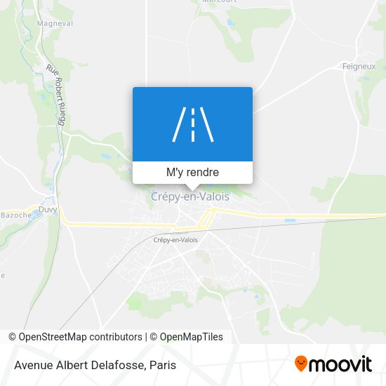 Avenue Albert Delafosse plan