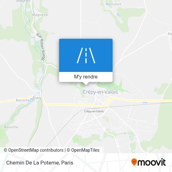 Chemin De La Poterne plan
