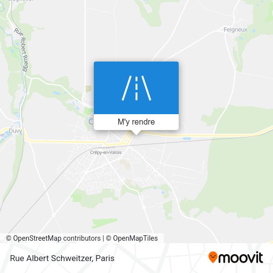 Rue Albert Schweitzer plan