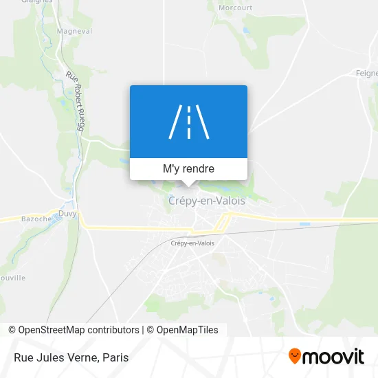 Rue Jules Verne plan