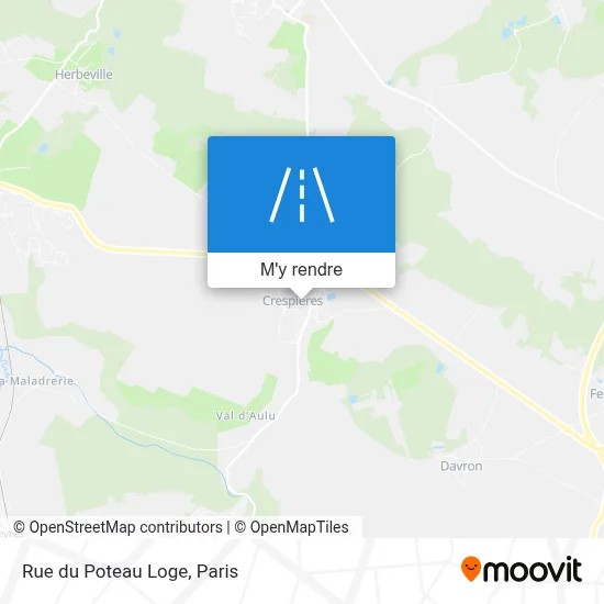 Rue du Poteau Loge plan