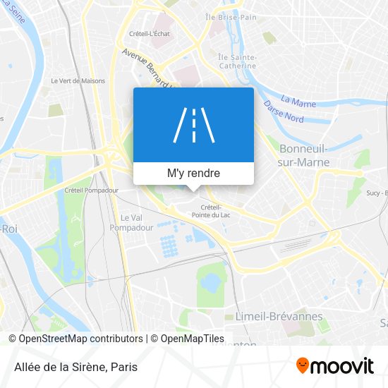 Allée de la Sirène plan
