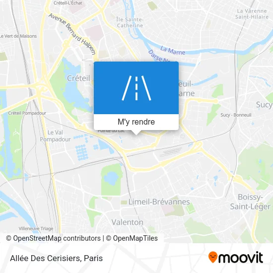 Allée Des Cerisiers plan