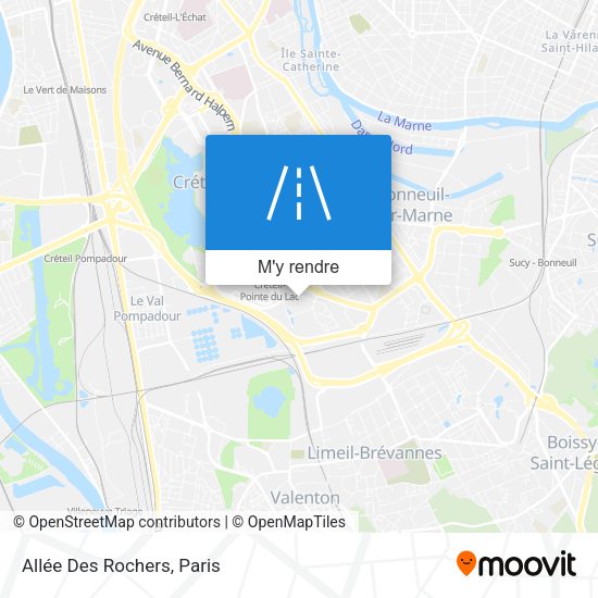 Allée Des Rochers plan