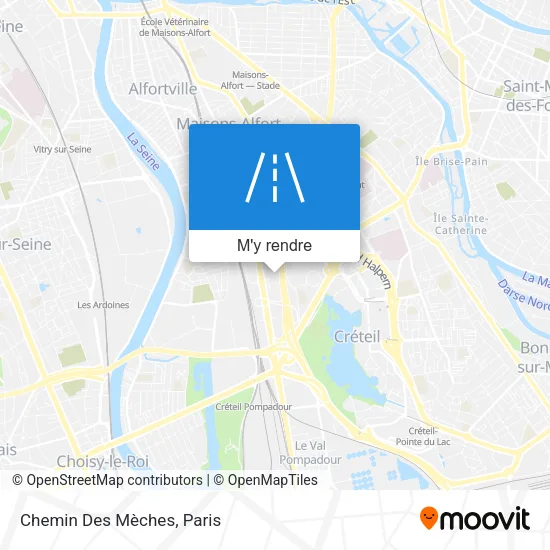 Chemin Des Mèches plan