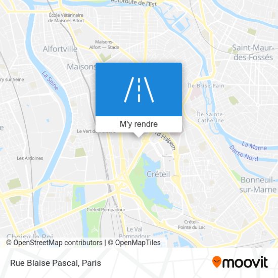 Rue Blaise Pascal plan