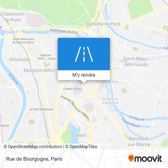 Rue de Bourgogne plan