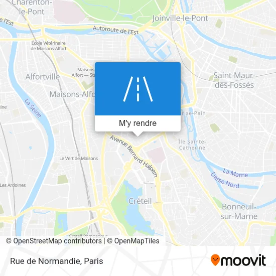 Rue de Normandie plan