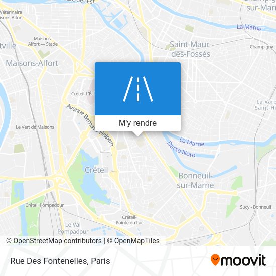 Rue Des Fontenelles plan