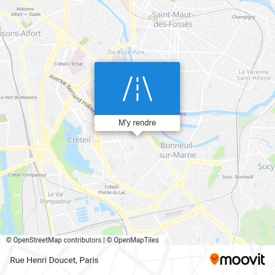 Rue Henri Doucet plan