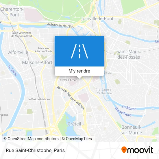 Rue Saint-Christophe plan