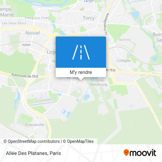 Allée Des Platanes plan