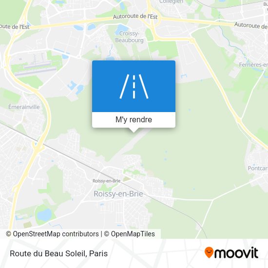 Route du Beau Soleil plan
