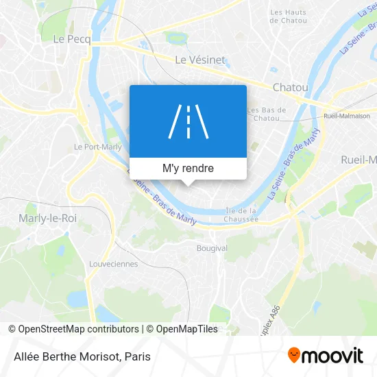 Allée Berthe Morisot plan
