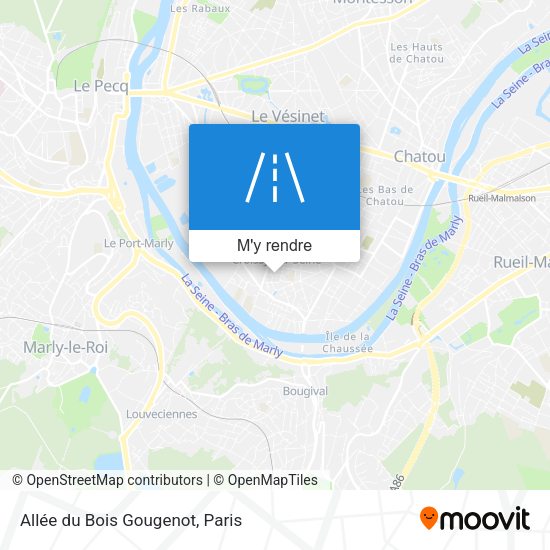 Allée du Bois Gougenot plan