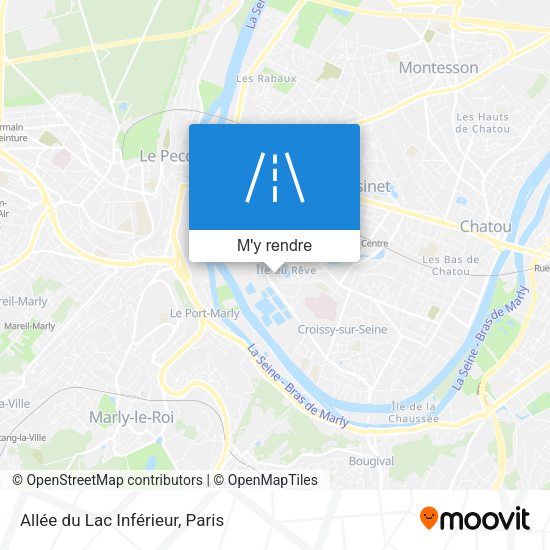 Allée du Lac Inférieur plan