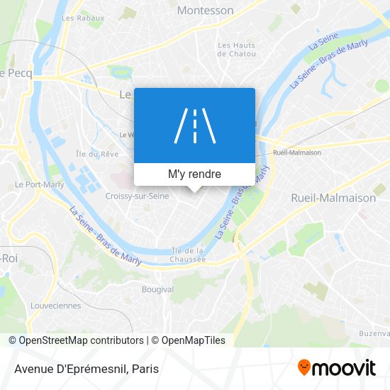 Avenue D'Eprémesnil plan