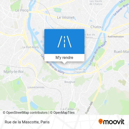 Rue de la Mascotte plan