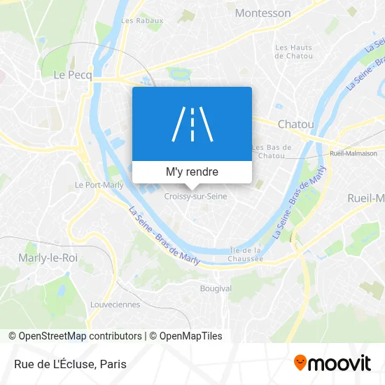 Rue de L'Écluse plan