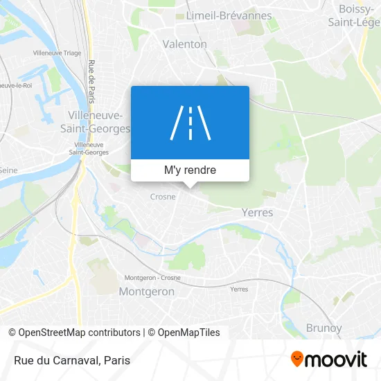 Rue du Carnaval plan