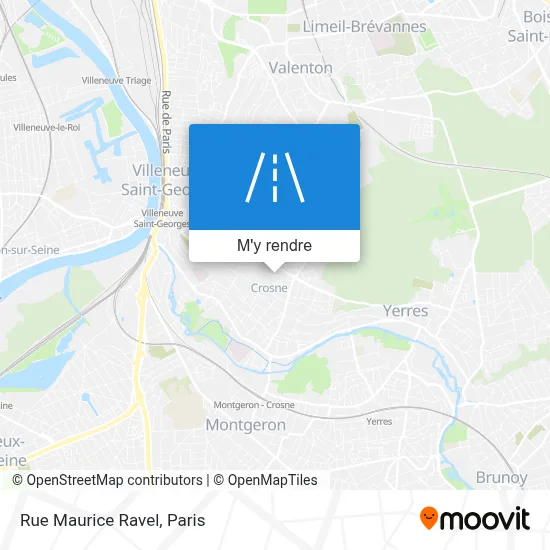 Rue Maurice Ravel plan
