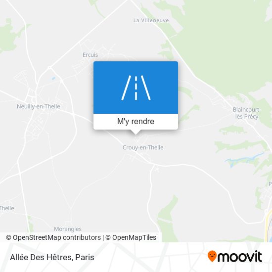 Allée Des Hêtres plan