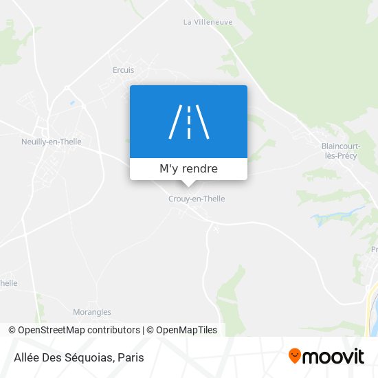 Allée Des Séquoias plan