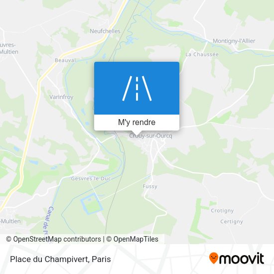 Place du Champivert plan