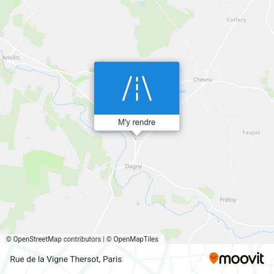 Rue de la Vigne Thersot plan