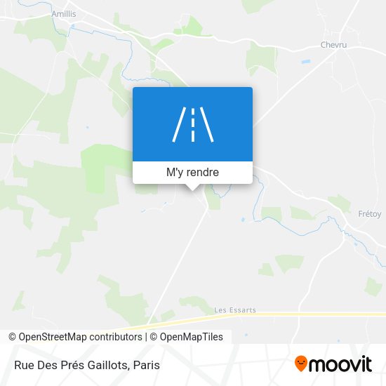 Rue Des Prés Gaillots plan