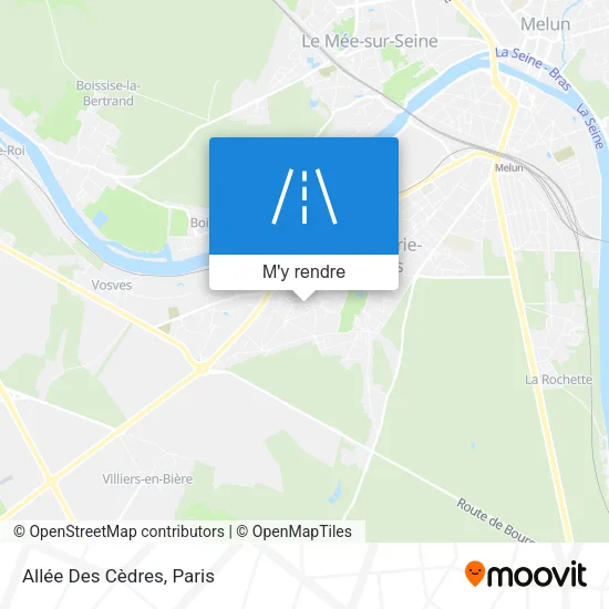 Allée Des Cèdres plan