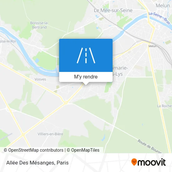 Allée Des Mésanges plan