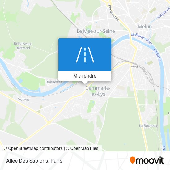 Allée Des Sablons plan