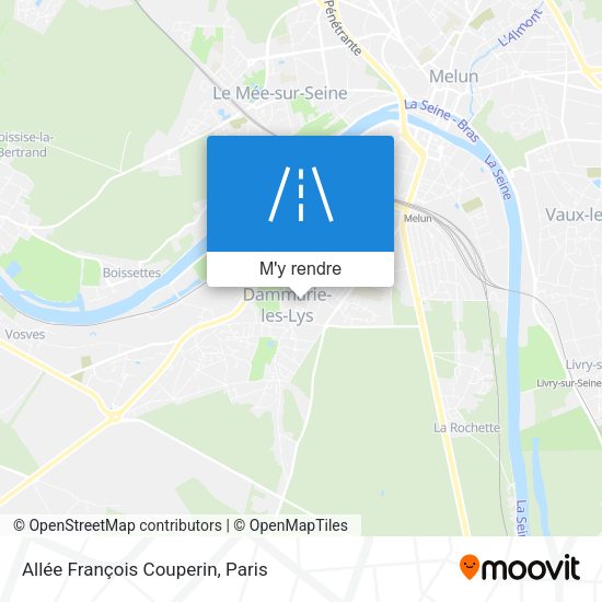Allée François Couperin plan