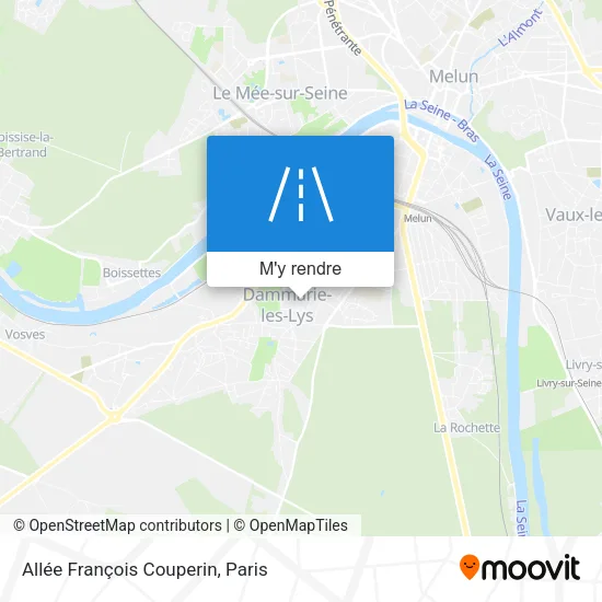 Allée François Couperin plan