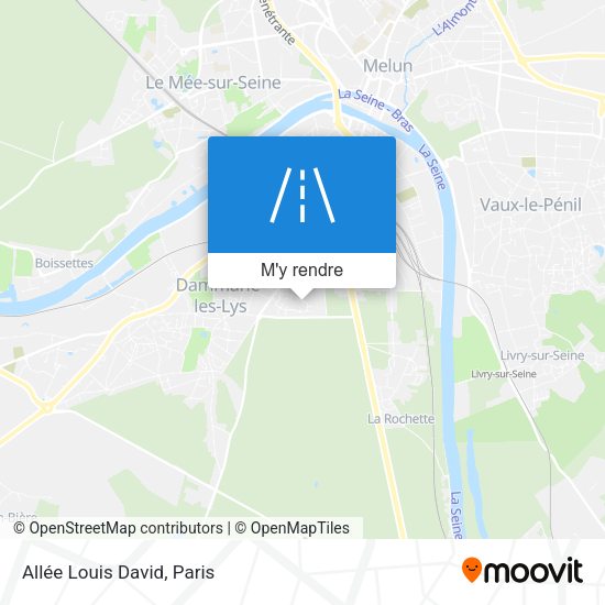 Allée Louis David plan