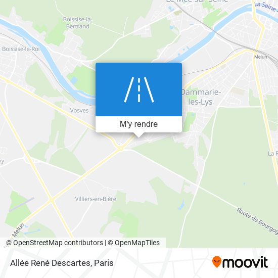 Allée René Descartes plan