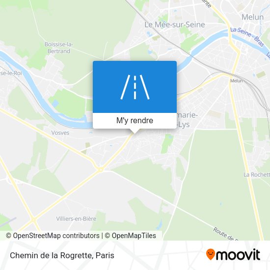 Chemin de la Rogrette plan