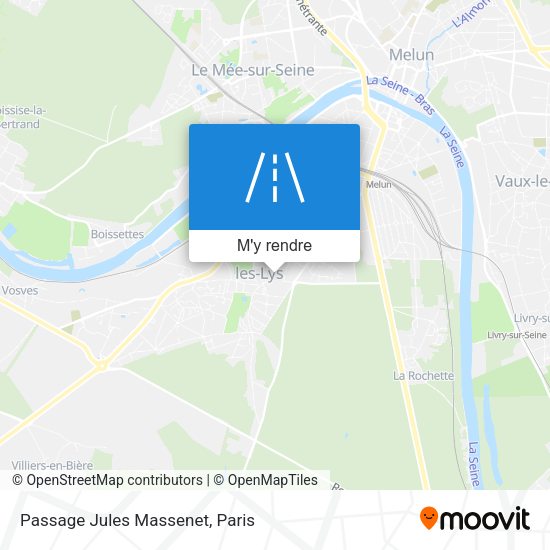 Passage Jules Massenet plan