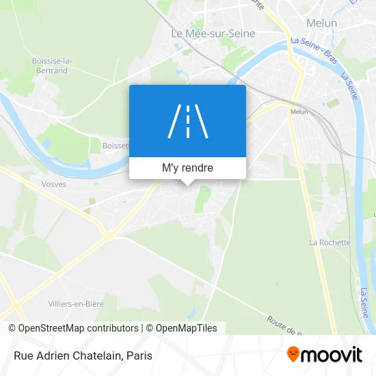 Rue Adrien Chatelain plan