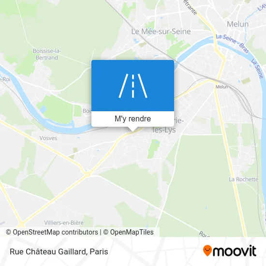 Rue Château Gaillard plan