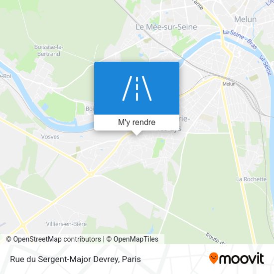 Rue du Sergent-Major Devrey plan