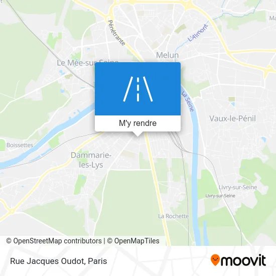 Rue Jacques Oudot plan