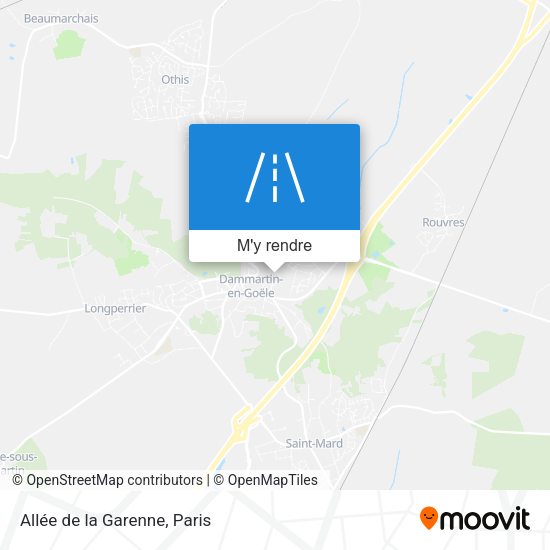 Allée de la Garenne plan