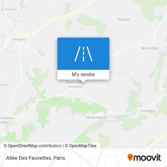 Allée Des Fauvettes plan