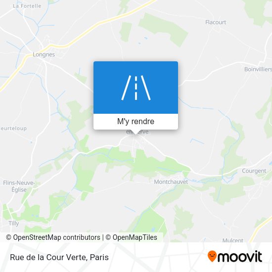 Rue de la Cour Verte plan