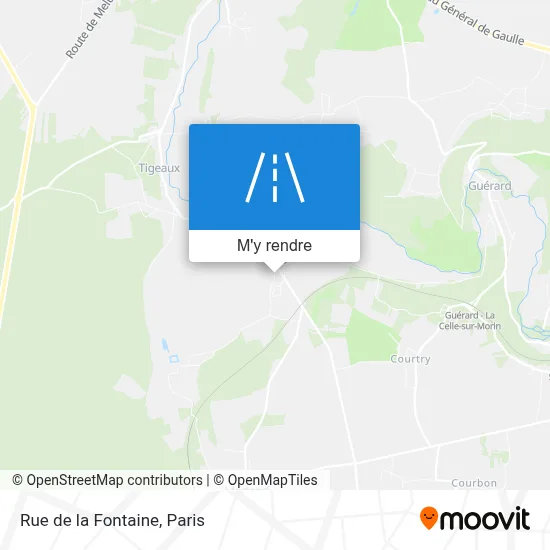 Rue de la Fontaine plan
